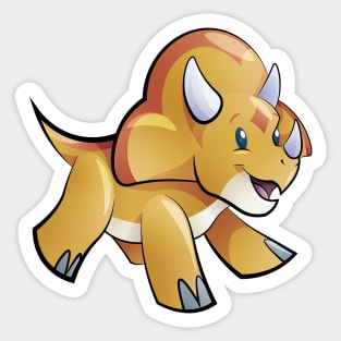 Chomp the Triceratops - Dinosaur King Sticker